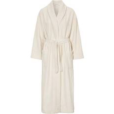 Hvite Morgenkåper & Badekåper Damella Soft Velour Terry Robe Wit