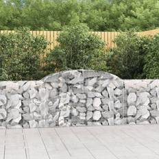 Iron x vidaXL Arched Gabion Baskets 10 Iron