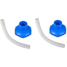 Pool Care Intex Above Ground Pool Skimmer Hose and Adapter B Replacement Parts 2-Pack