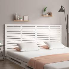 vidaXL white, 156 Solid Wood Pine Headboard