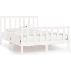 vidaXL Solid Wood Bed Frame Bedstead Bed Base