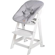 Cura del Bambino Roba Seggiolone evolutivo Born Up bianco Set 2 in 1 con sdraietta Style grigio