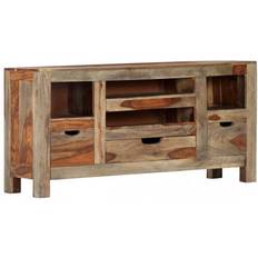 vidaXL Skänk massivt sheshamträ Sideboard