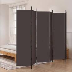 Multifargete Romavdelere vidaXL Brown, 300 6-Panel Room Divider