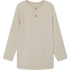 Name It Bluse Kab Rib Knapper Peyote Melange