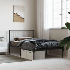 vidaXL 90x190 metal Sengeramme