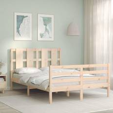 vidaXL Sengeramme Med Hodegavl 120x200 Cm Heltre Sängram
