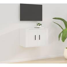 vidaXL Wall Mounted Cabinet White 57 x 34.5 x 40 cm TV Bench