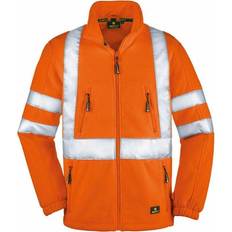 Chaquetas de Trabajo Warnschutz-Fleece-Jacke Seattle orange