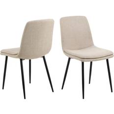 Black Kitchen Chairs AC Nordic Becca Set of 4 Beige Dining Kitchen Chair