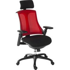 Red Chairs Teknik Rapport Luxury Mesh Executive Office Chair