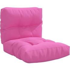 vidaXL Hynder pallesofa 2 stk. stof Stolehynde Pink (120x)
