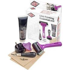 Nero Pitture Tessili Essdee lino printing essentials kit