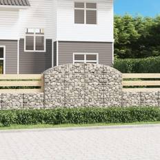 Gabionkurver vidaXL 200 Arched Gabion Basket Mesh Wire Stone