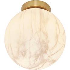 Marbre Lustres It's About Romi Carrara Marble Globe Ceiling Fitting 22 cm - Blanc Lustre