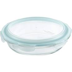 Trasparente Stampi per Torte Lock & Lock Airtight-Leakproof Borosilicate Glass Pie Dish with Lid Stampo per Torta