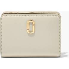 Natur Plånböcker Marc Jacobs Cloud White J Mini Leather Wallet