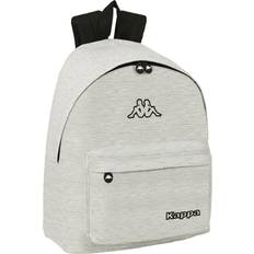 Koululaukut Kappa Schulrucksack Grey knit Grau 33 x 42 x 15 cm