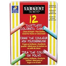 Easels Sargent Art 66-2010 12-count Colored Dustless Chalk