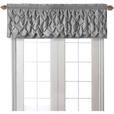 Rideaux de Valance VCNY Home Cantonni Re De Fen Tre Avec Passe-Tringle Carmen Grey 60 x 20 in