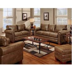 American Furniture Classics Buckskin Sofa 88" 4 2 Seater, 3 Seater, 1 Seater