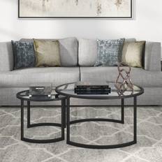 Furniture Hudson & Canal Mitera Round Nested Coffee Table