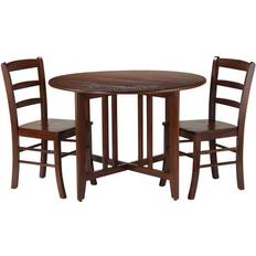 Small round drop leaf table Winsome Wood 94305 Alamo Small Table