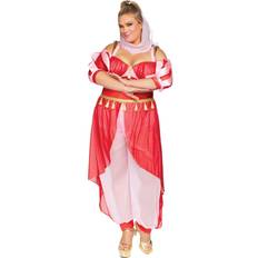 Leg Avenue Plus Women's Dreamy Costume Pink/Orange 3X/4X