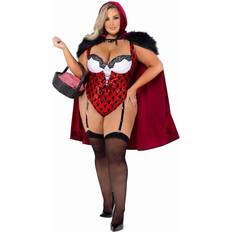 Plus Size Playboy Red Riding Hood Costume 2X