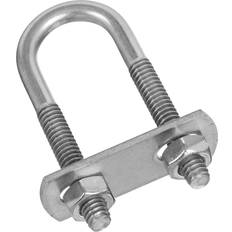 Stainless Steel Door Stops National Hardware 1/4 X 3/4 in. W X 2-1/2 in. L Coarse Zinc-Plated Stainless Steel U-Bolt