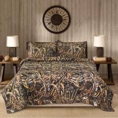 Brown Bedspreads RealTree Max-5 Polycotton Camouflage Hunting Camo Bedspread Brown