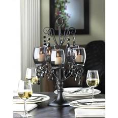 Plastic Candle Holders iron glass glamorous midnight elegance shadowy glow Candle Holder