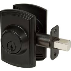 Black Cylinder & Mortice Locks BP-200S Single Cylinder Deadbolt the Italian Collection Entry