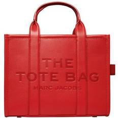 Red tote bag Marc Jacobs The Leather Medium Tote Bag - True Red