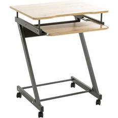 Pc-Desk Anthracite Oak Mdf Metal 60 cm x 75 cm x 49 cm