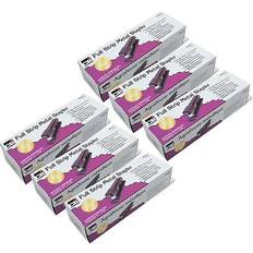 Cli Charles Leonard Full Strip Economy Metal Stapler 30 Sheet Capacity Black Pack of 6