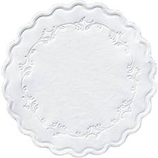 Duni Plastikkrus Duni kopunderlag til kaffekoppen 9cm hvid