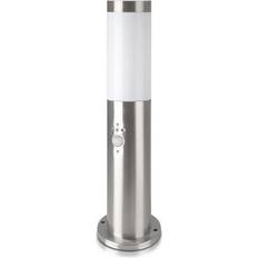 V-TAC Udendørslampe sensor 1xE27/60W/230V krom Pullert