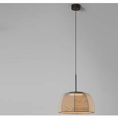 Bover LED Hänglampa Tanit Ø 43 cm Svart Beige Pendellampa