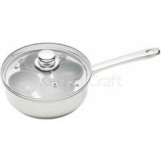 Gris Casseroles KitchenCraft Clearview Pocheuse À Oeufs Inox 20.5 cm