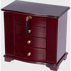 Women Jewelry Storage Mele Designs Waverly Women's Wooden Jewelry Box-Cherry