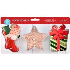 R&M International R&M Good Tiding 3 Piece Set Cookie Cutter