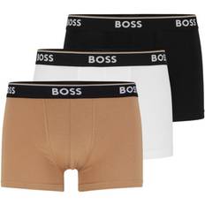 HUGO BOSS Logo Waistbands Stretch-Cotton Trunks 3-pack - Multicolour