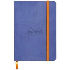Rhodia Rhodiarama Softback Notebook, A6, Lined Sapphire