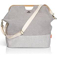 Prym store & travel bag m handarbeitstasche canvas & bamboo nature 612561