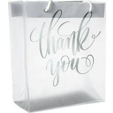 Silver Gift Bags Fun Express Medium Frosted Thank You Gift Bags Party Supplies Wedding 12 Pieces