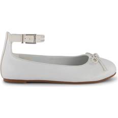 Girls - White Low Top Shoes Kenneth Cole New York Little Girls Daisy Sara Ballet Flat Shoes White White