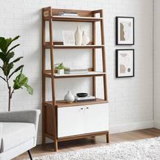 Modway White Shelves modway Bixby Book Shelf