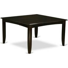 Square dining table with leaf East West Furniture Parfait Collection PFCA5-CAP-C Dining Set