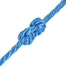 Azul Mallas para cercas vidaXL Cuerda Torcida De Polipropileno 16 mm 250 m Azul - Blue